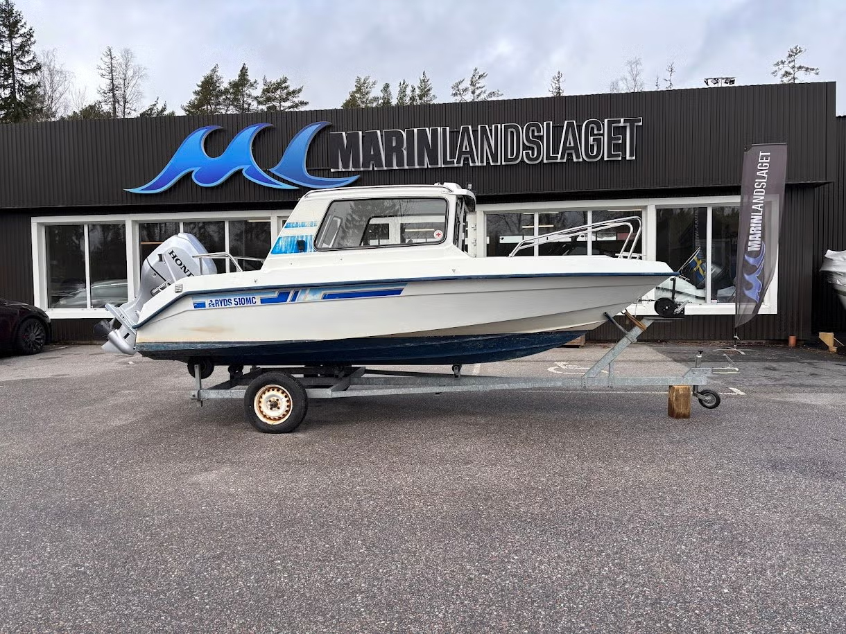 Ryds 510mc-96 med nästan helt ny Honda F80 -23 bild 1